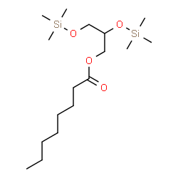 Monocaprylin, bis(trimethylsilyl)- deriv. structure