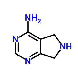 4-氨基-6,7-二氢-5H-吡咯并[3,4-d]嘧啶结构式
