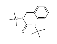 N-(trimethylsilyl)-N-(tert-butyloxycarbonyl)benzylamine Structure