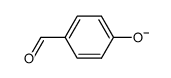 4-formylphenolate ion结构式