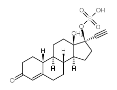 炔诺酮硫酸盐结构式