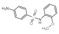 4-氨基-N-(2-甲氧基苯基)-苯磺酰胺结构式