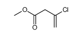 3-chloro-but-3-enoic acid methyl ester Structure