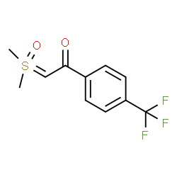 二甲基硫氧鎓-4-(三氟甲基)苯甲酰亚甲基结构式