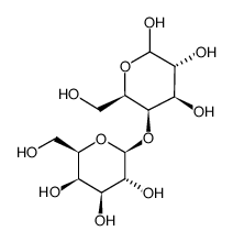 4-O-β-D-吡喃半乳糖基-D-半乳吡喃糖结构式