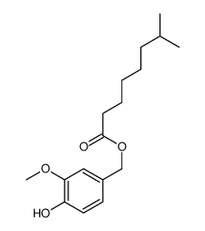 (4-hydroxy-3-methoxyphenyl)methyl 7-methyloctanoate Structure