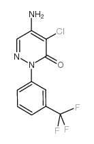 氟草敏-脱甲基结构式