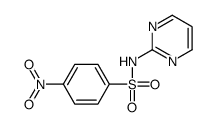 4-nitro-N-pyrimidin-2-ylbenzenesulfonamide结构式