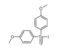 Diiodobis(4-methoxyphenyl) tellurium(IV)结构式