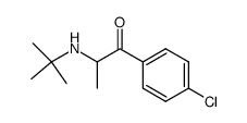 2-(N-tert-butylamino)-4'-chloropropiophenone结构式