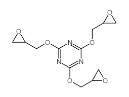 1,3,5-Triazine,2,4,6-tris(2-oxiranylmethoxy)- Structure