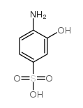 4-氨基-3-羟基苯磺酸结构式