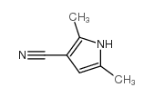 2,5-dimethyl-1H-pyrrole-3-carbonitrile Structure