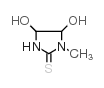 2-Imidazolidinethione,4,5-dihydroxy-1-methyl- Structure