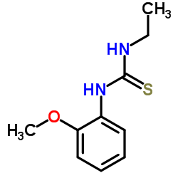 1-Ethyl-3-(2-methoxyphenyl)thiourea结构式