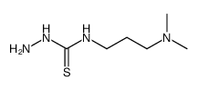 N-(3-dimethylaminopropyl)hydrazinecarbothioamide结构式