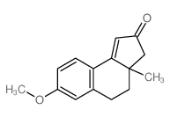 7-methoxy-3a-methyl-4,5-dihydro-3H-cyclopenta[a]naphthalen-2-one Structure