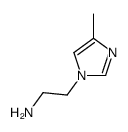 (9ci)-4-甲基-1H-咪唑-1-乙胺结构式
