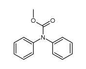 diphenyl-carbamic acid methyl ester结构式