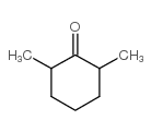 2,6-二甲基环己酮 (异构体的混合物)结构式