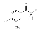 1-(4-氯-3-甲基苯基)-2,2,2-三氟乙酮结构式
