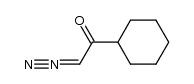 2-cyclohexyl-1-diazo-2-ethanone结构式
