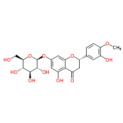 Hesperetin 7-O-glucoside Structure
