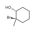 trans-2-bromo-2-methylcylohexanol结构式