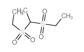 1-(1-ethylsulfonylethylsulfonyl)ethane Structure