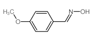 Benzaldehyde,4-methoxy-, oxime Structure