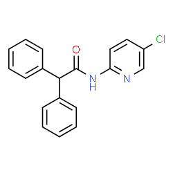 N-(5-Chloro-2-pyridinyl)-2,2-diphenylacetamide结构式