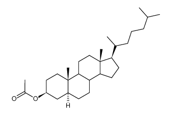 3β-acetoxy-(5α)-cholestane结构式