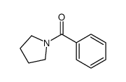N-BENZOYL PYRROLIDINE Structure