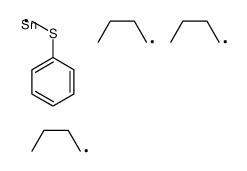 tributyl(phenylsulfanylmethyl)stannane结构式
