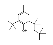 2-(1,1-Dimethylethyl)-4-methyl-6-(1,1,3,3-tetramethylbutyl)phenol Structure