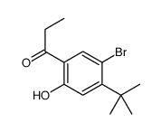 1-(5-bromo-4-tert-butyl-2-hydroxyphenyl)propan-1-one结构式