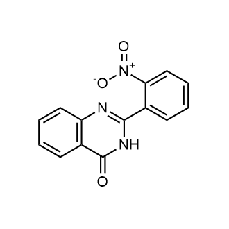 2-(2-硝基苯基)喹唑啉-4(3H)-酮结构式
