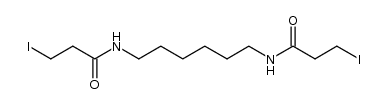 N,N'-(hexane-1,6-diyl)bis(3-iodopropanamide) Structure
