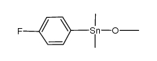 4-FC6H4(CH3)2SnOCH3结构式