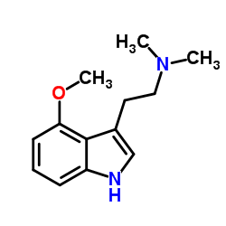 2-(4-methoxy-1H-indol-3-yl)-N,N-dimethylethanamine Structure