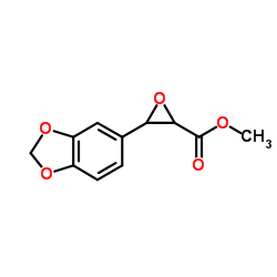 Methyl 3-(1,3-benzodioxol-5-yl)-2-oxiranecarboxylate Structure