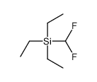 difluoromethyl(triethyl)silane Structure