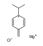 magnesium,1-methanidyl-4-propan-2-ylbenzene,chloride Structure