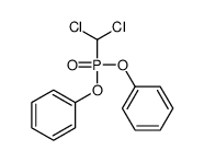 [dichloromethyl(phenoxy)phosphoryl]oxybenzene结构式