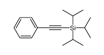 2-phenylethynyl-tri(propan-2-yl)silane Structure
