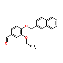 3-Ethoxy-4-(2-naphthylmethoxy)benzaldehyde Structure