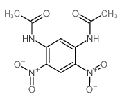 N-(5-acetamido-2,4-dinitrophenyl)acetamide Structure