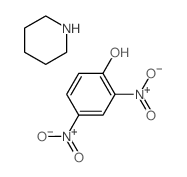 2,4-Dinitrophenol; piperidine Structure