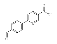 4-(5-硝基吡啶基)苯甲醛结构式