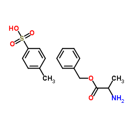 DL-丙氨酸苄基酯4-甲苯磺酸盐结构式